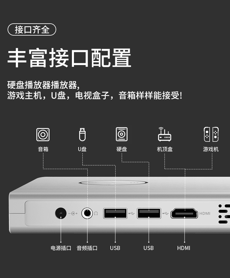 慧投Windows便携商务投影仪 B5