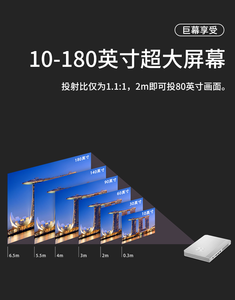 慧投Windows便携商务投影仪 B5