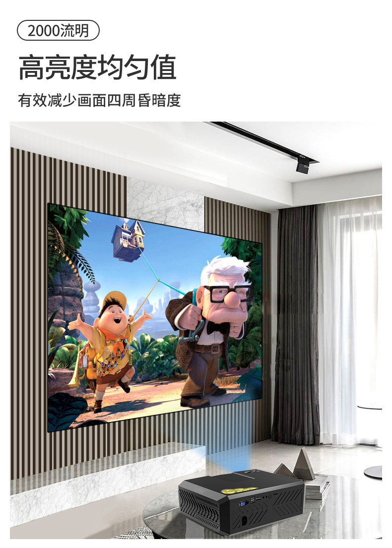 1080p高清家用安卓投影仪