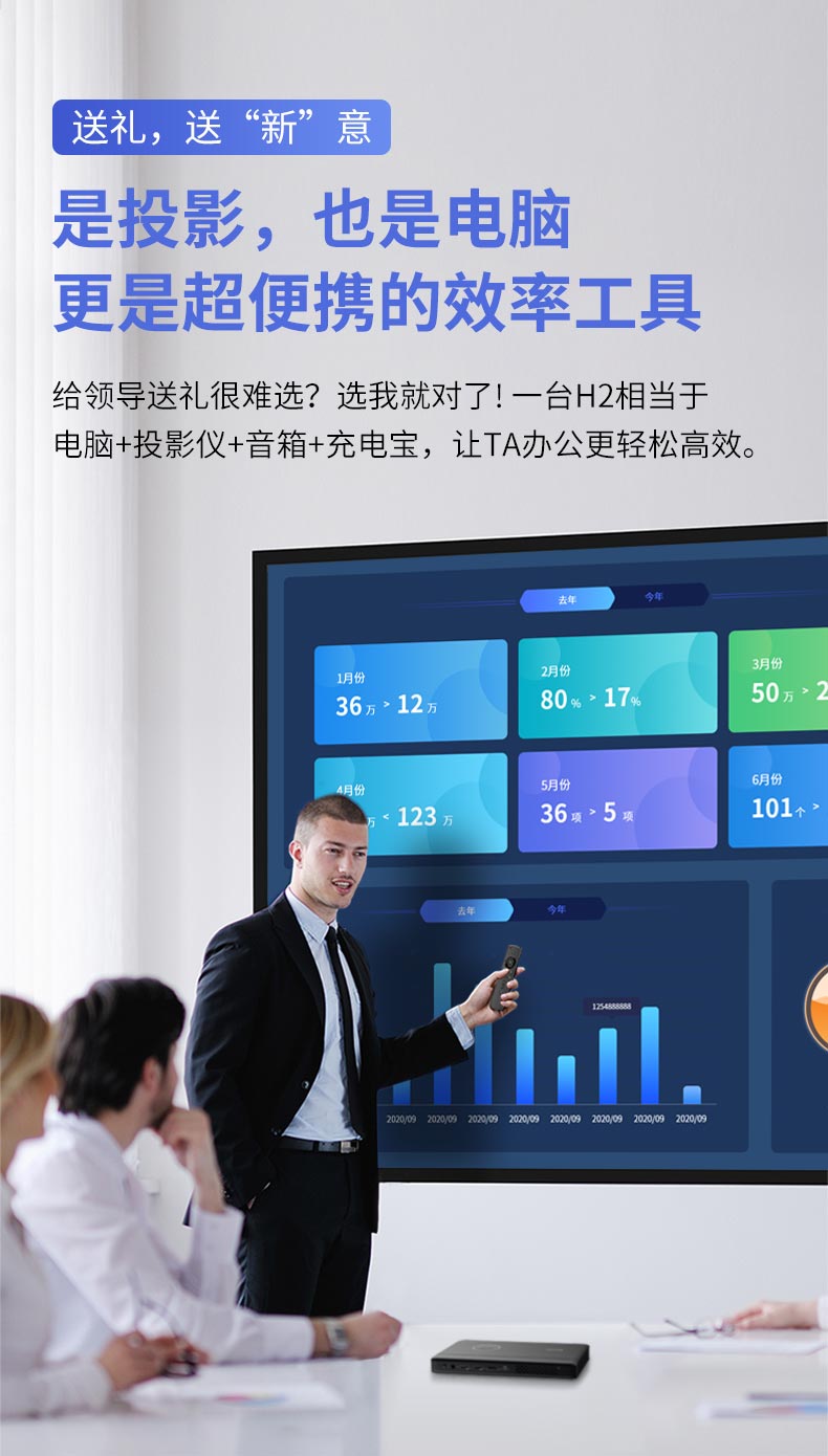 慧投Windows便携投影仪H2